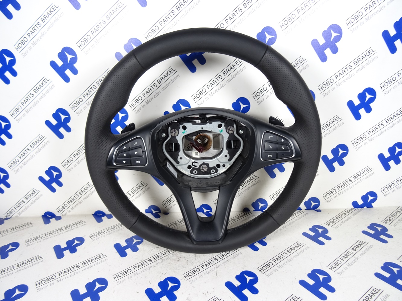 Stuurwiel Vito w447 nieuw bekleed +flippers
