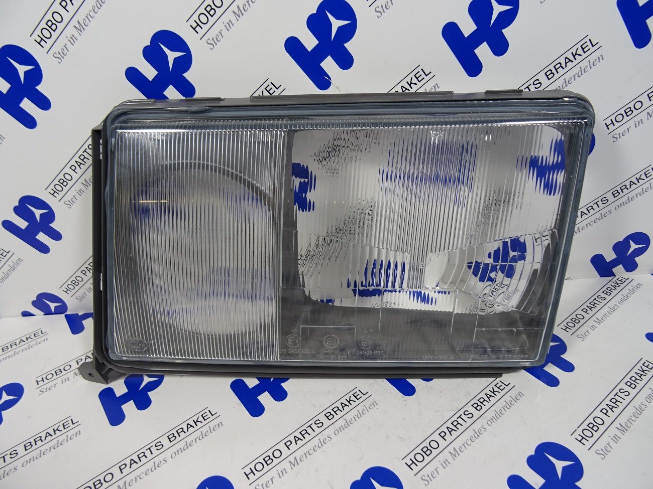 Koplamp glas 200 - 300 serie w124 tot '89 Links (Nieuw) - A0038261190h - A0038261190-N
