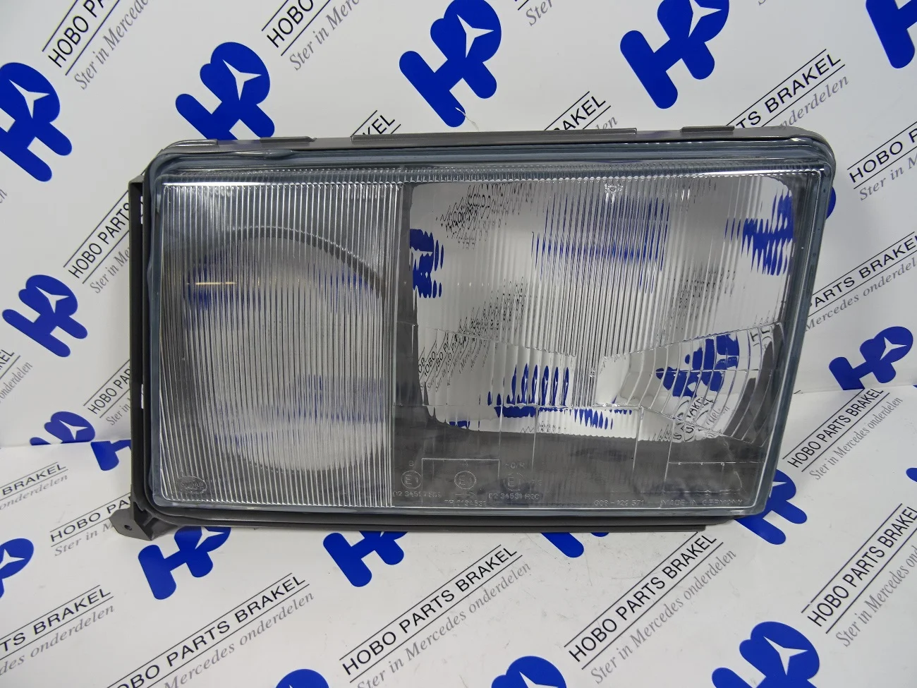 Koplamp glas 200 - 300 serie w124 tot '89 Links (Nieuw) - A0038261190h - A0038261190-N