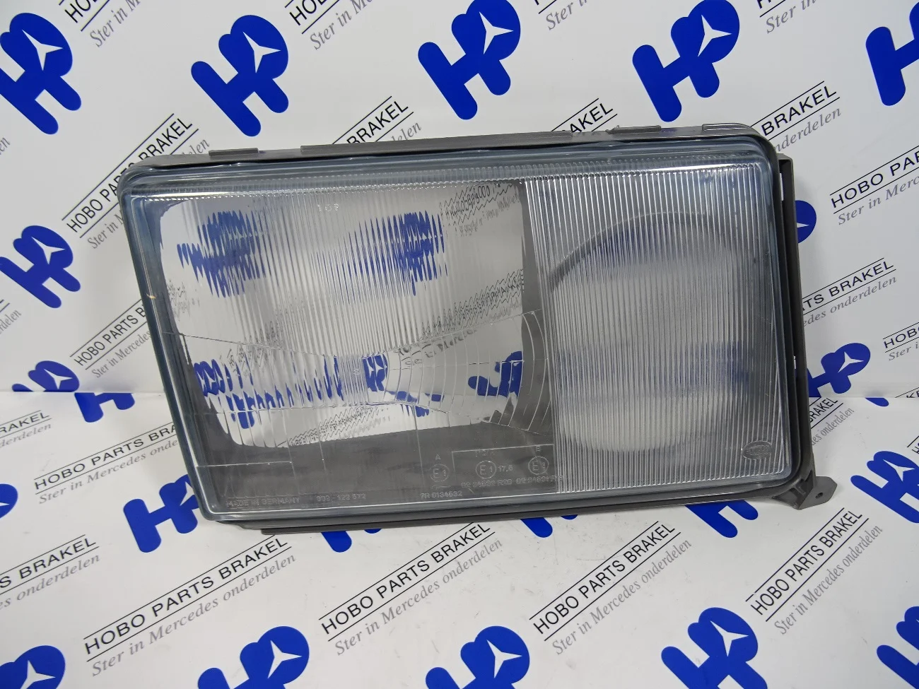 Koplamp glas 200 - 300 serie w124 tot '89 Rechts (Nieuw) - A0038261290h - A0038261290-N