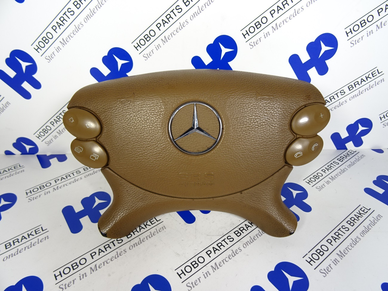 Airbag stuur E-klasse w211 Facelift bruin - A2198601502 8465 - A2198601502-8465