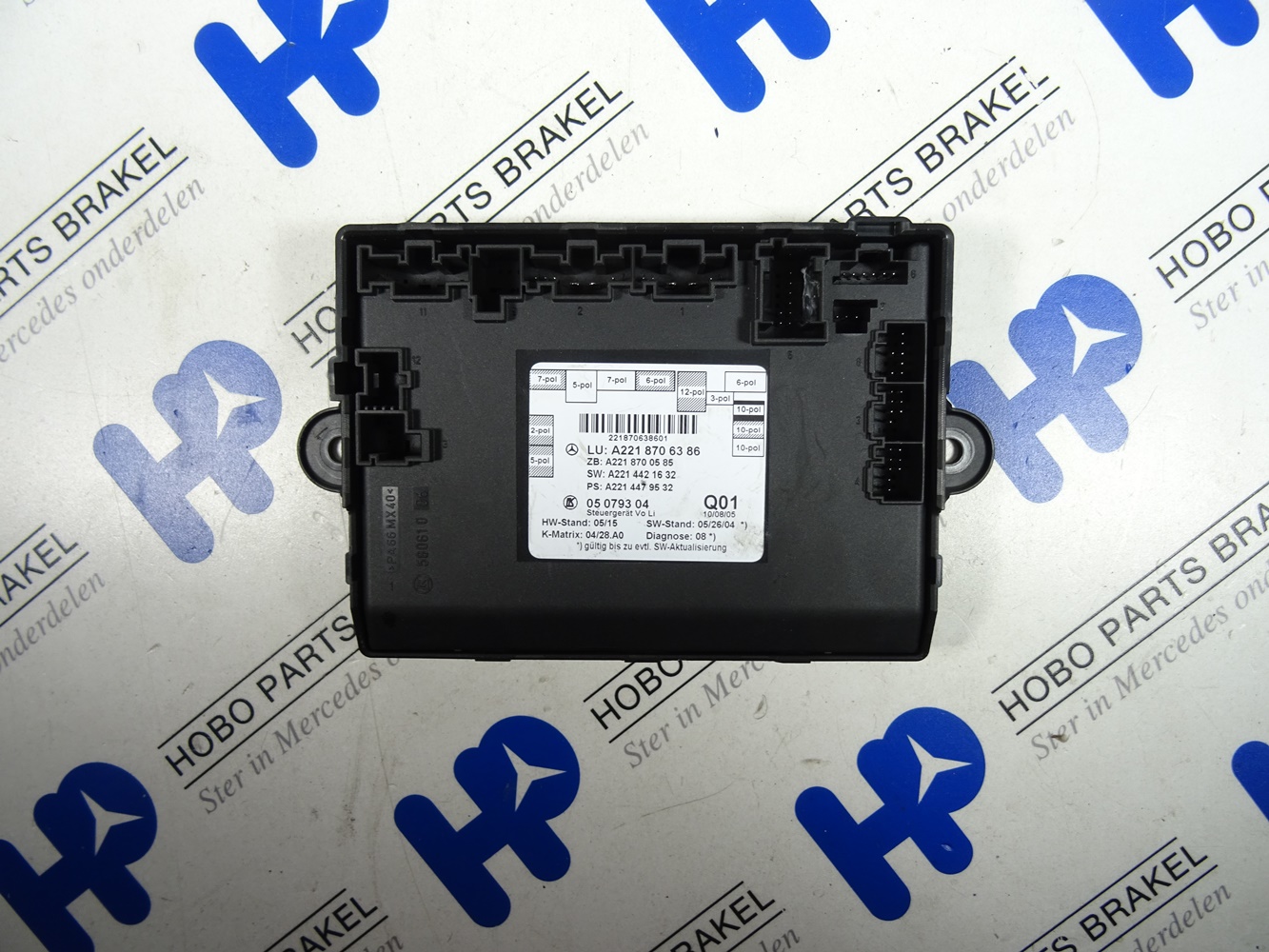 Deur module A 221 870 6386* LV