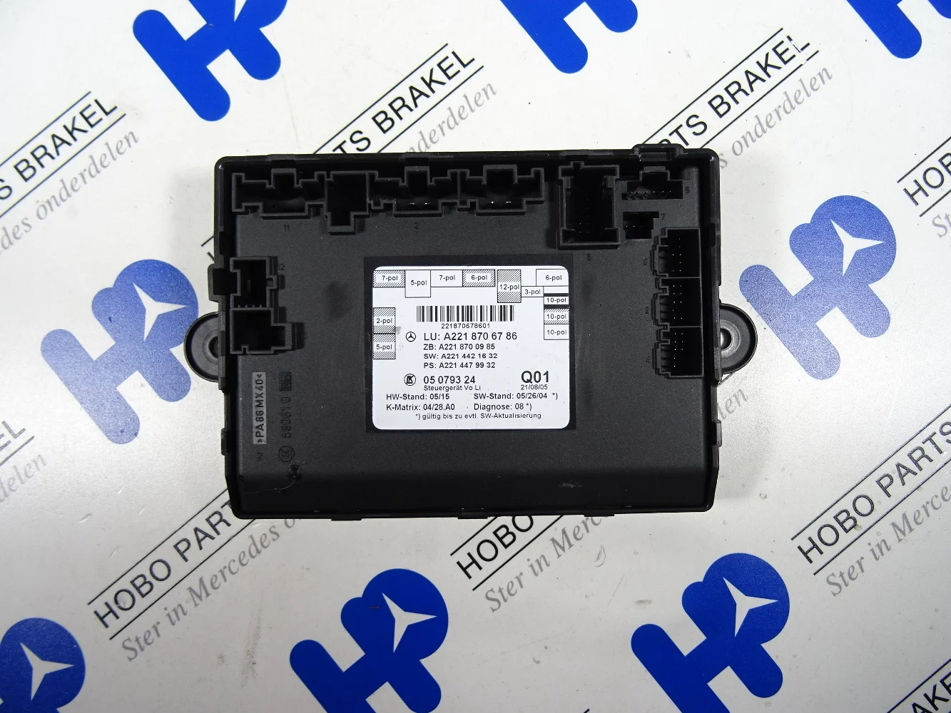 Deur module A 221 870 6786* LV - A2218706786 - A2218706786