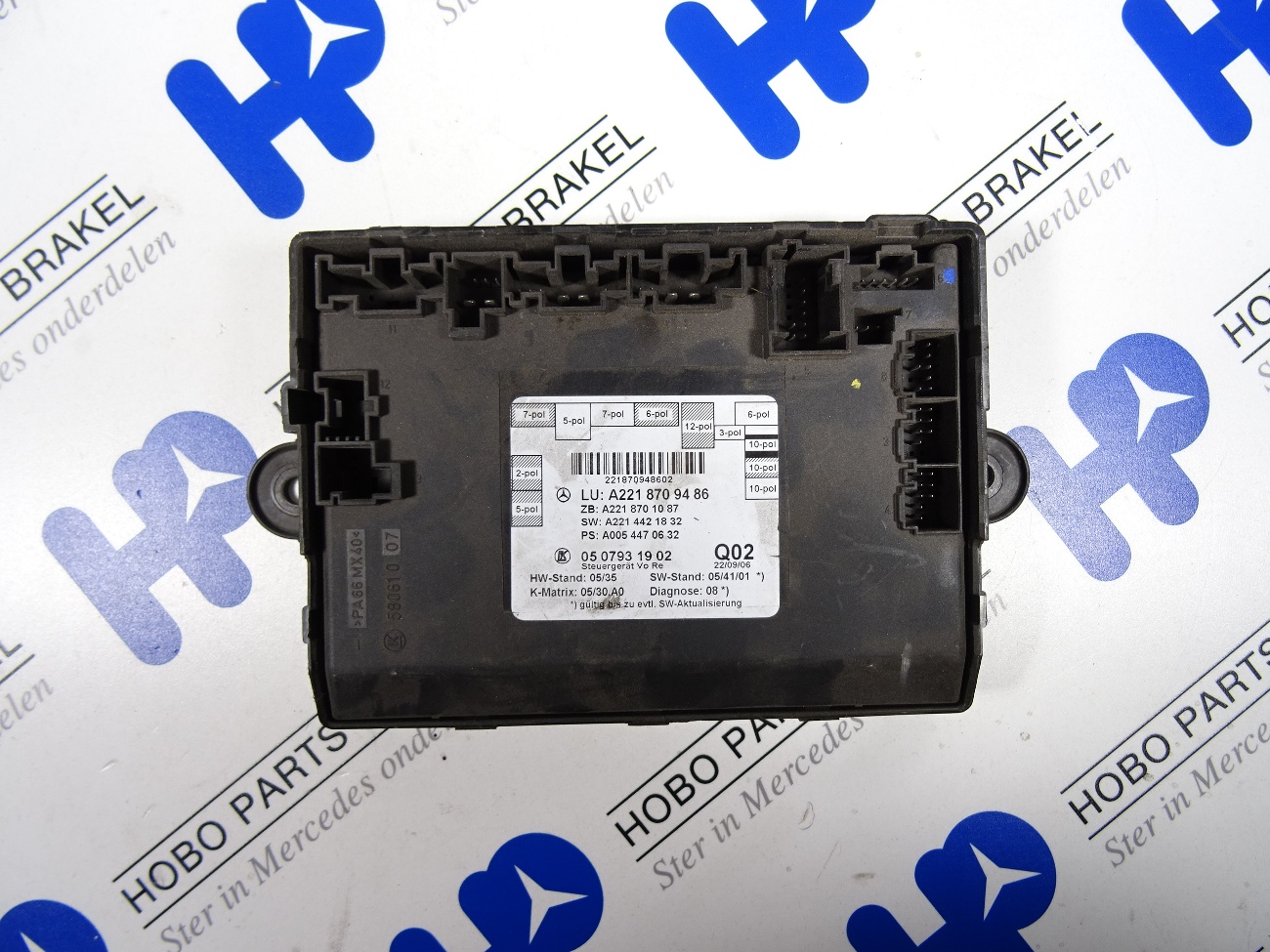Deur module A 221 870 9486 RV