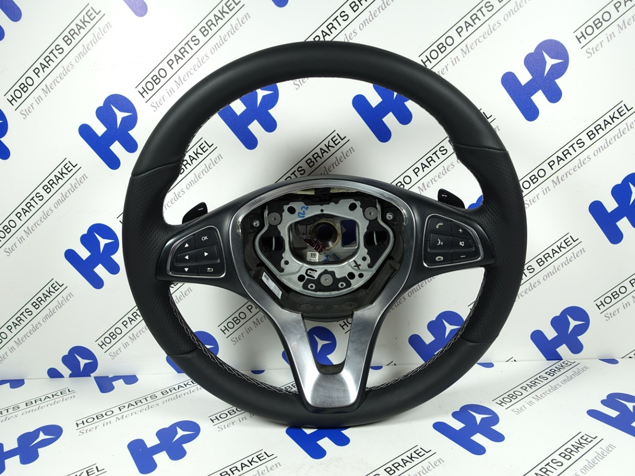 Stuurwiel Vito w447 nieuw bekleed +flippers.