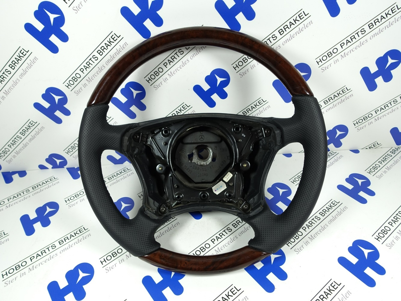 Stuurwiel CL-klasse w215 / S-klasse w220 nieuw bekleed hout