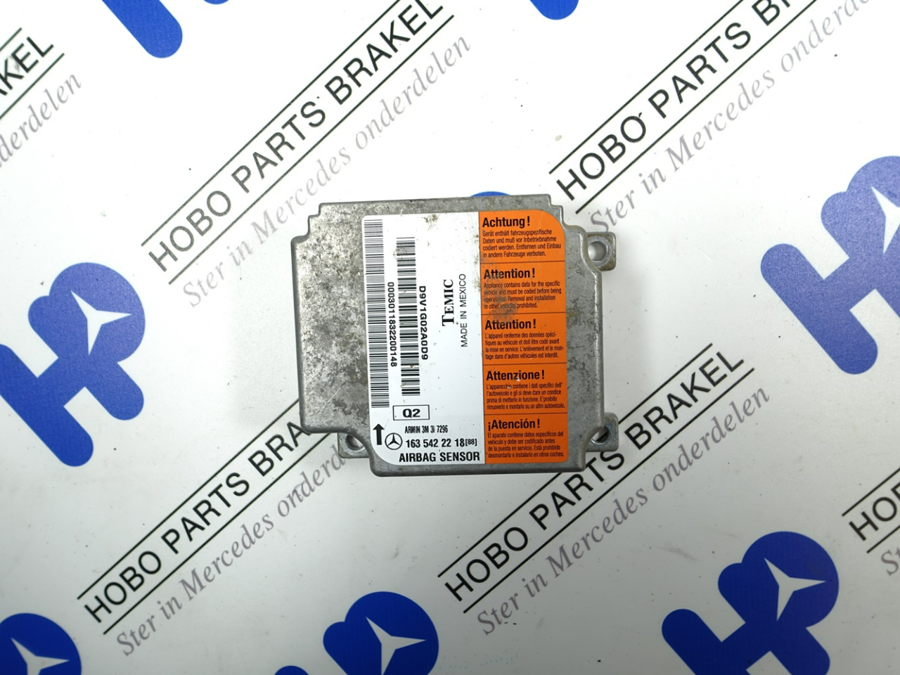 Airbag module A 163 542 2218