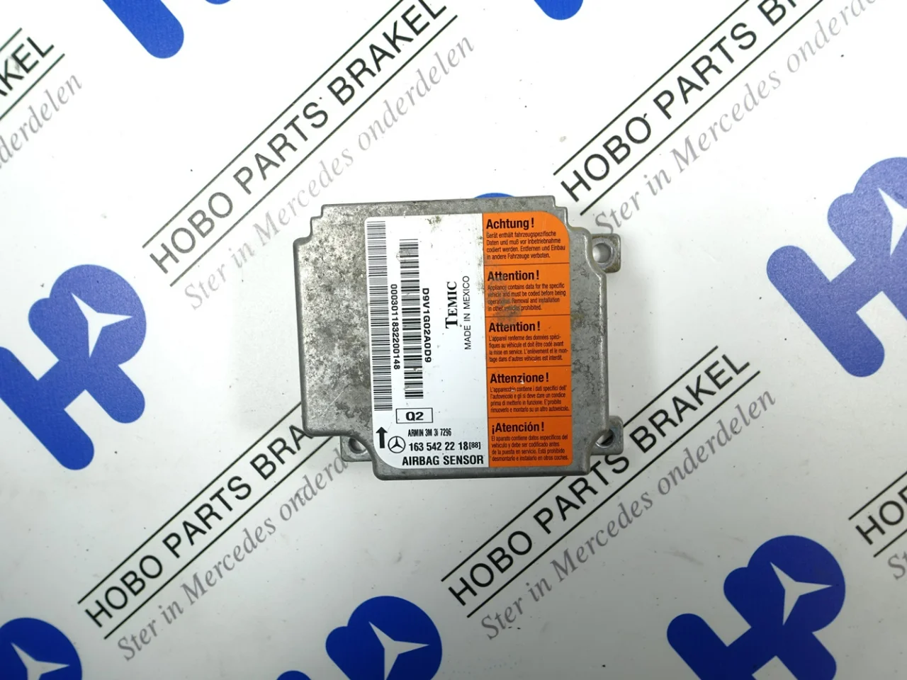 Airbag module A 163 542 2218