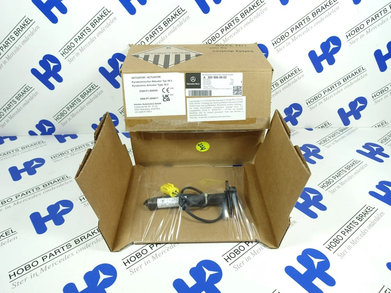 Motorkap actuator A 205 906 0002 (Nieuw) - Article 15228 1 - A2059060002-N