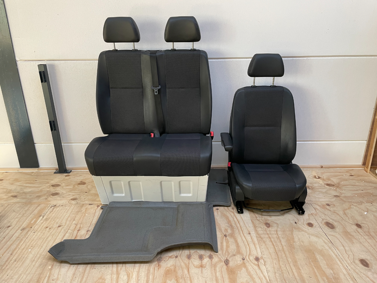 Stoel + bank Sprinter w906 -klaptafel leer