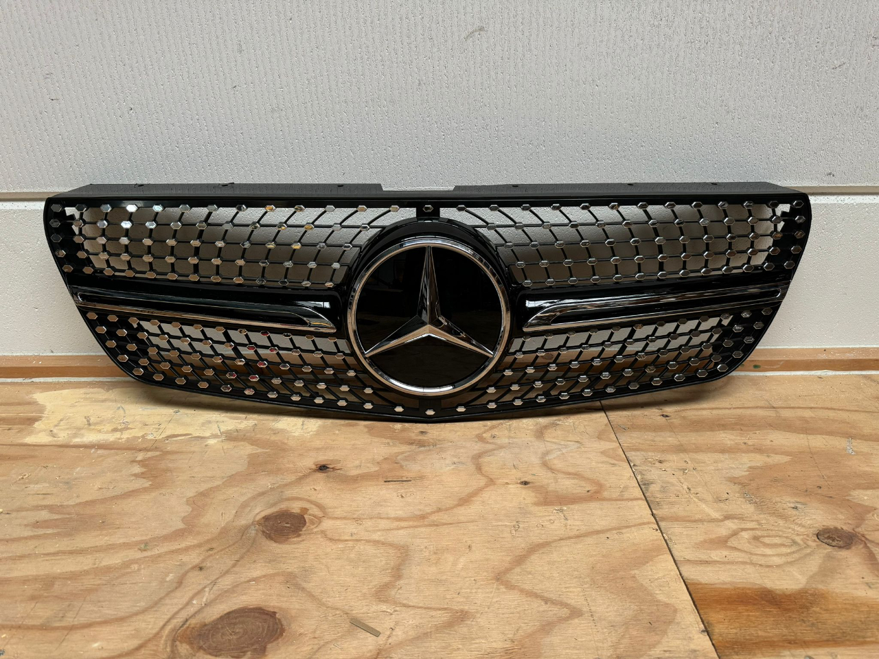 Grille Diamond Vito w447 Facelift Zwart (Nieuw)
