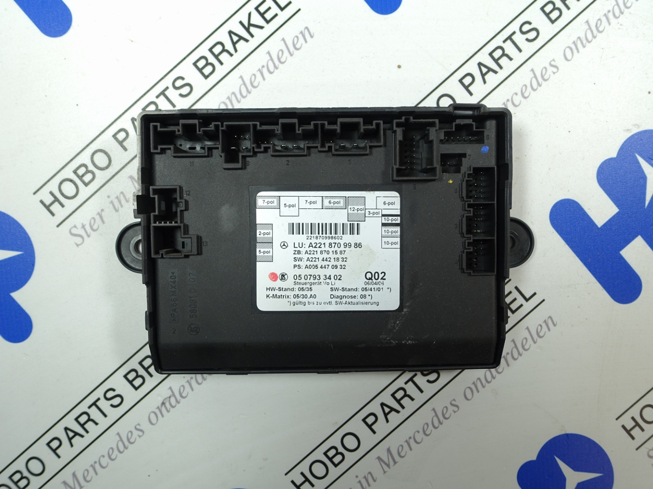 Deur module A 221 870 9986 LV