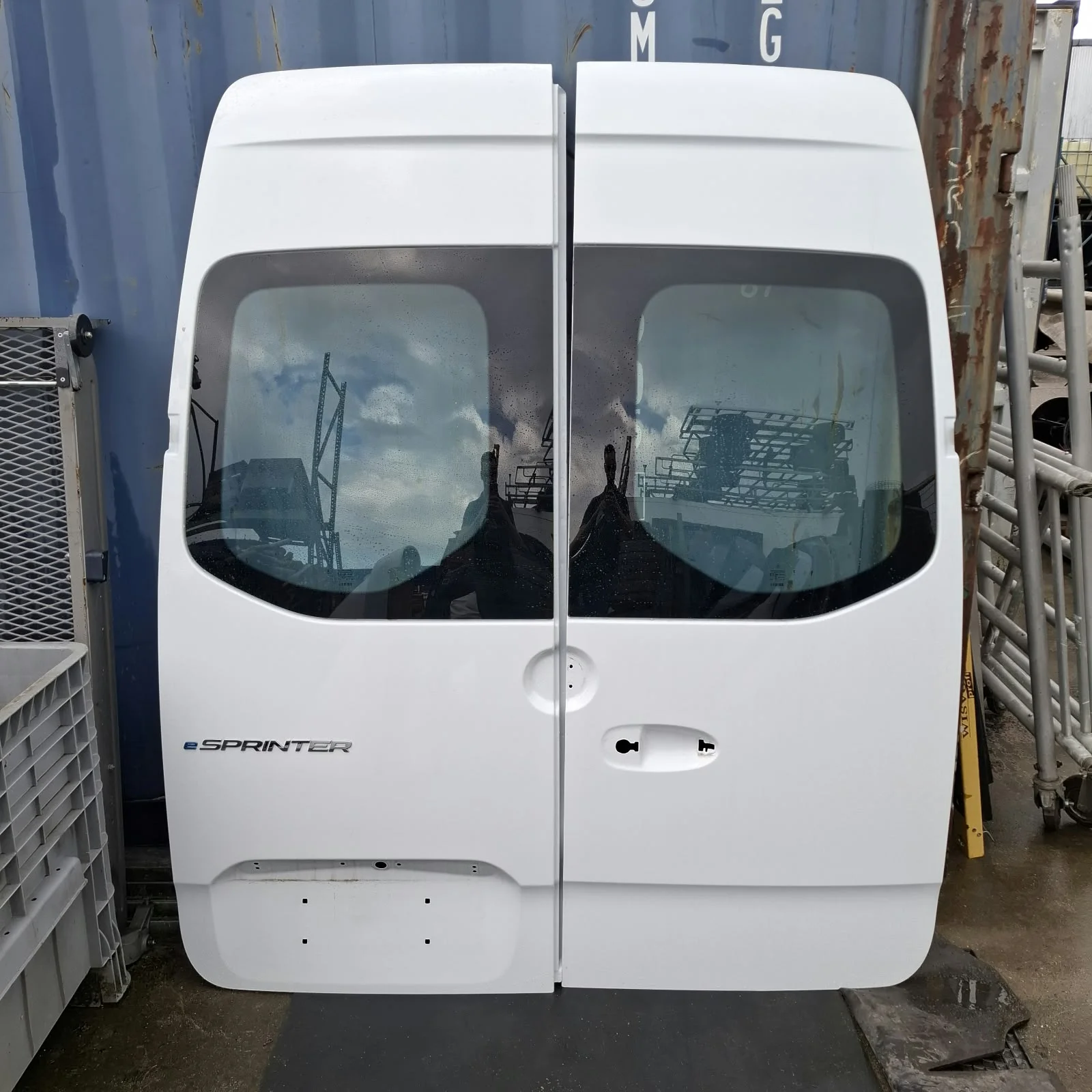 Achterdeur set Sprinter w907 Wit (Als nieuw)