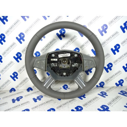 Steering wheel ML-class w164 / R-class w251 new leather grey - A1644604703 ng - A1644604703-NG
