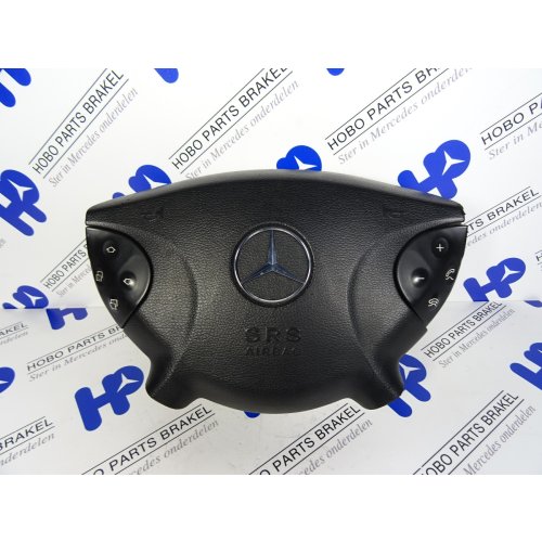Airbag stuur E-klasse w211 zwart - A2118600202 9b51 - A2118600202-9B51