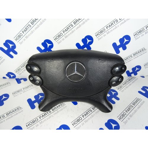 Airbag stuur CLK-klasse w209 zwart. - A2308600102 7241 - A2308600102-7241