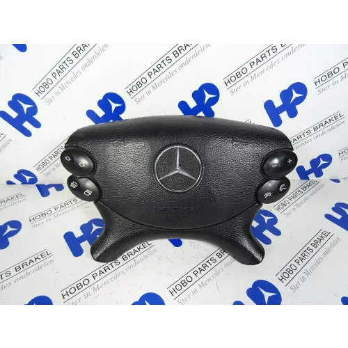 Airbag stuur CLK-klasse w209 zwart. - A2308600102 7241 - A2308600102-7241