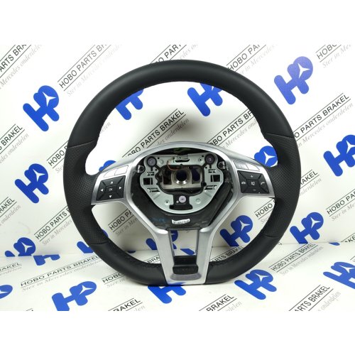 Stuurwiel A-klasse w176 / C-klasse w204 AMG nieuw bekleed -flippers - Article 16294 1 - A1724602903-N
