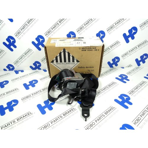 Seat belt A 906 860 0285 FL/RL black (New) - Article 16662 1 - A9068600285-N