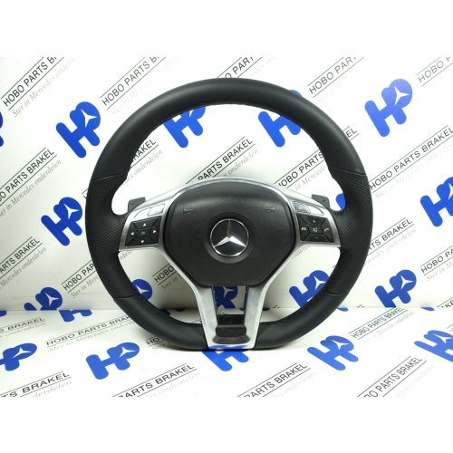 Stuurwiel A-klasse w176 / C-klasse w204 AMG nieuw bekleed +flippers +airbag - Article 17219 1 - A2044604503-NA