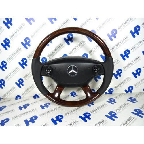 Stuurwiel S-klasse w221 nieuw bekleed hout +airbag - Article 6596 1 - A2214600303-N